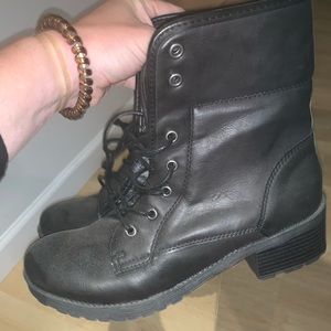 Never worn combat boots